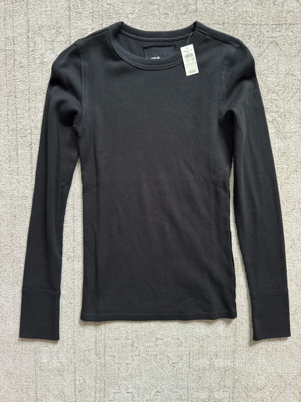 Aerie Waffle Thermal Long Sleeve T-Shirt NWT